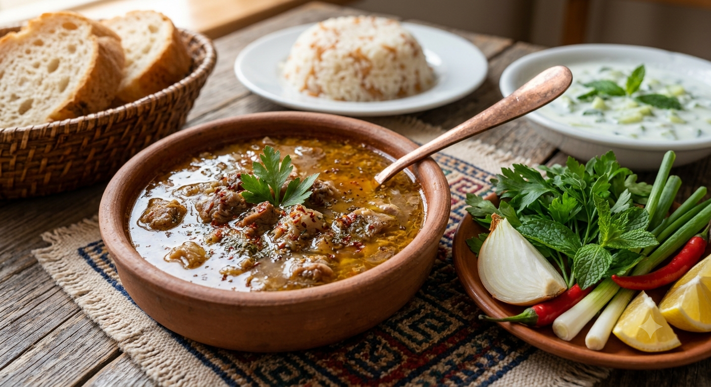 Thursday: Paça + Chorbası + Yeşillik